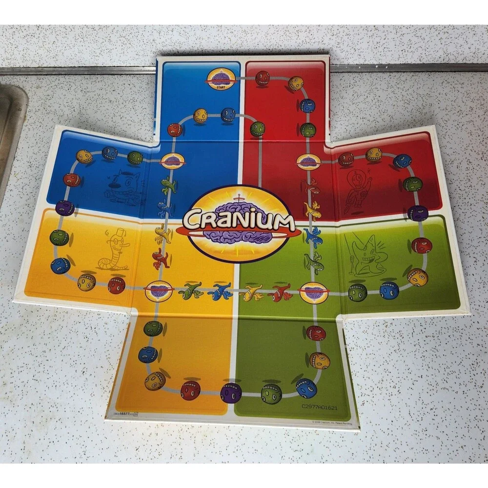 Cranium Board Game 3-in-1 Game Board 2009 Complete, New Dough!